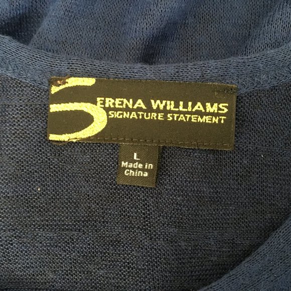 Serena Williams High Low Sweater Short Sleeves L - Picture 3 of 5